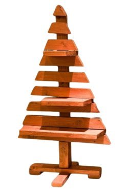 Arbre de Noël en bois traité